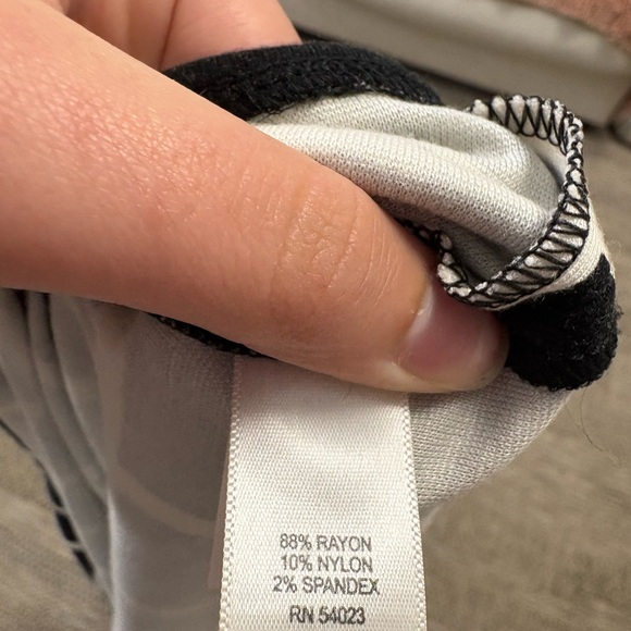 Banana Republic Black and White Checkered Mini Dress - Picture 5 of 8